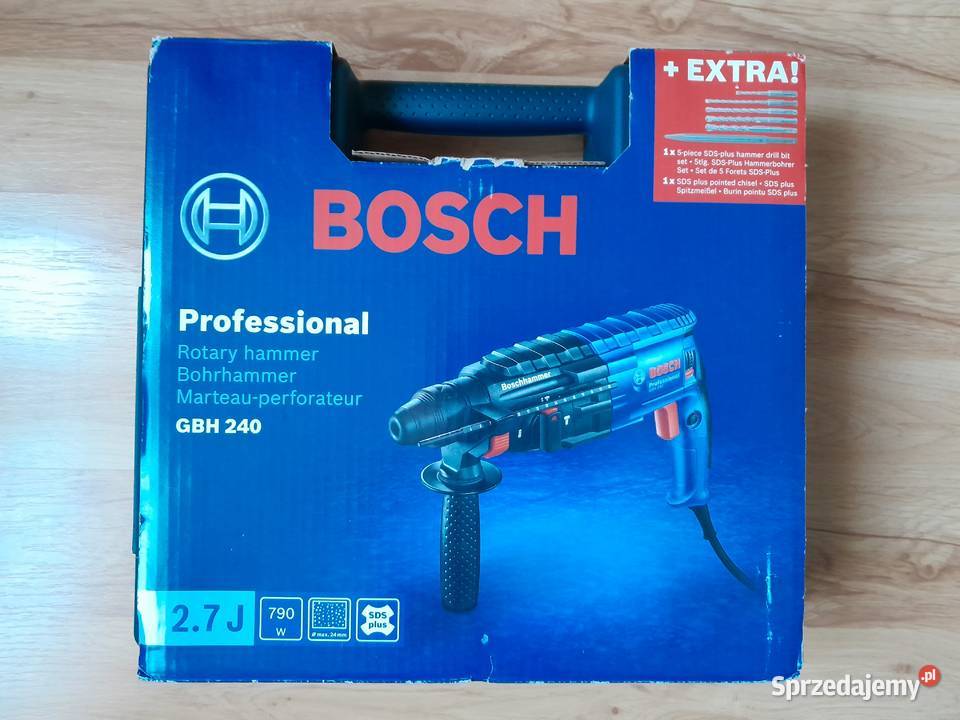 Młotowiertarka udarowa BOSCH GBH 240 27 J dolnośląskie Polkowice
