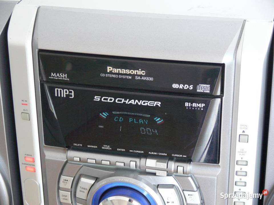 Wieża Panasonic SAAK630 kol sub sprawna WYSYŁKA Jasło