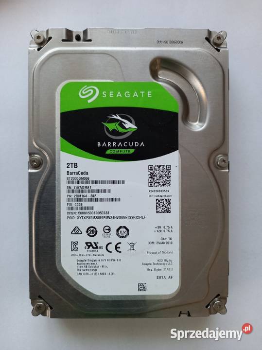 Dysk 2TB SATA III 35 BarraCuda ST2000DM006 Tomaszów Lubelski