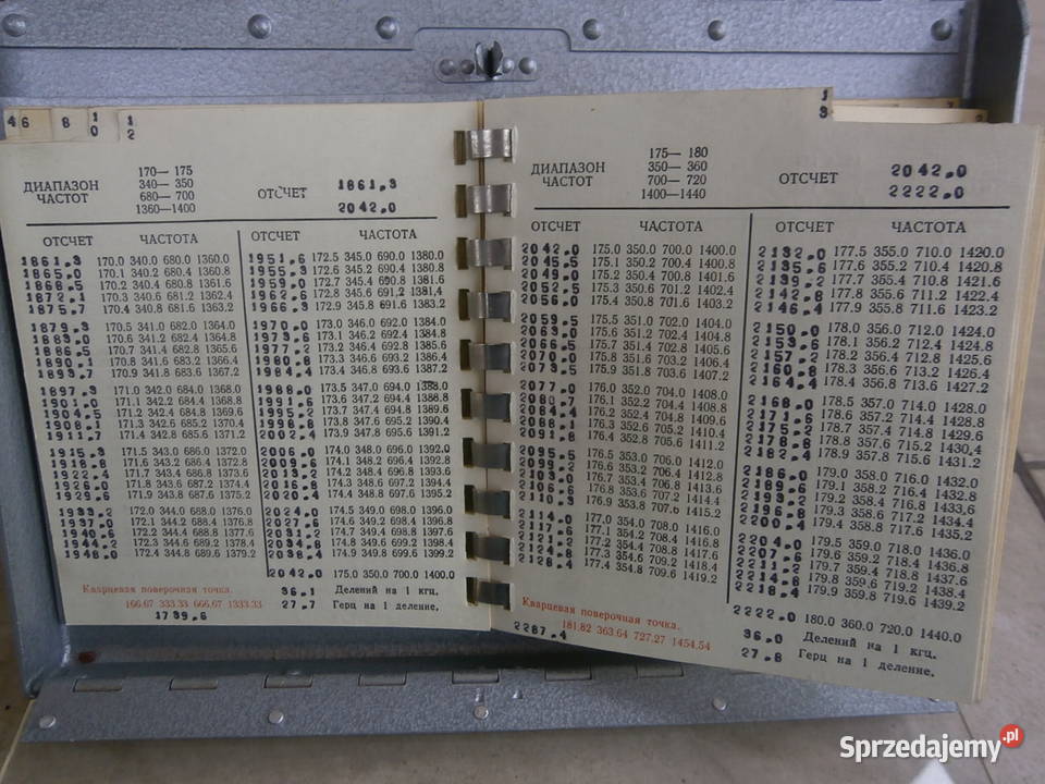 Licznik częstotliwości radziecki 41 sprawny 1962 Łódź