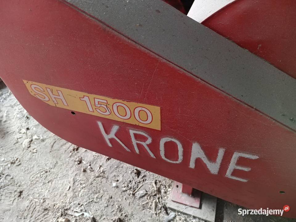 sieczkarnia do słomy krone sh 1500 ciągana