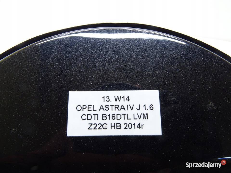 KLAPKA WLEUW PALIWA KOREK OPEL ASTRA J IV HB 5D osobowe