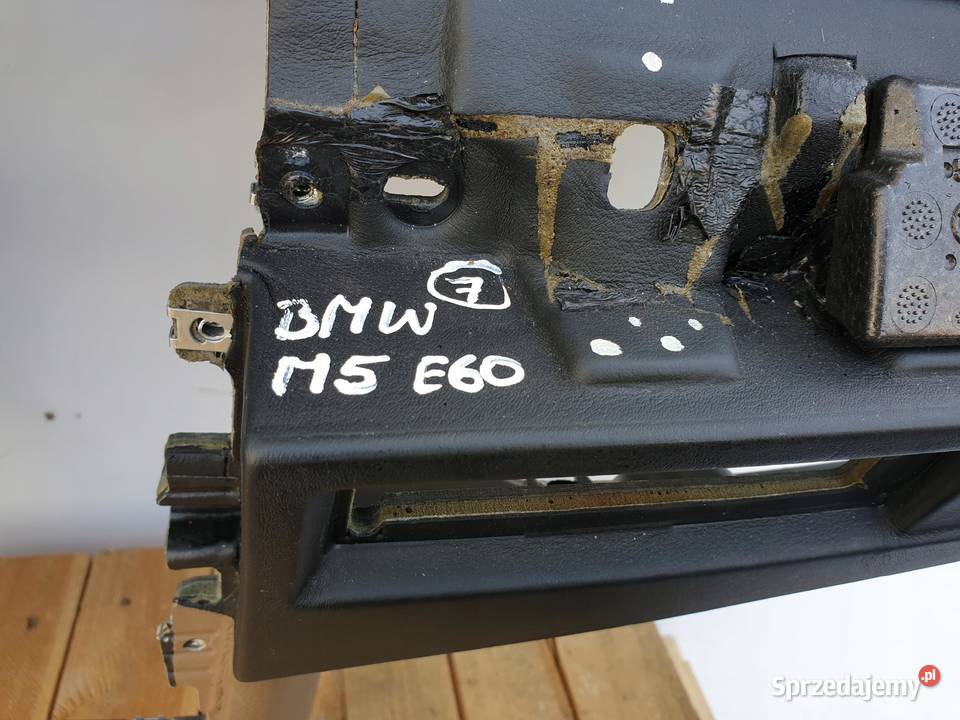 BMW E60 E61 M5 DESKA ROZDZIELCZA KONSOLA SKÓRA osobowe lubelskie Rudka