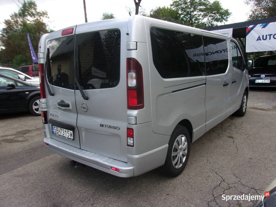 Opel Vivaro Long 16 CDTI 125 Klimatyzacja 9 Osób wielofunkcyjna kierownica
