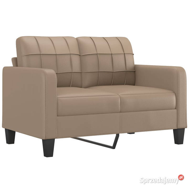2osobowa sofa z poduszkami cappuccino 120 Warszawa
