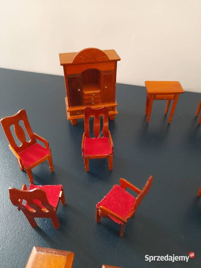 Zestaw angielskich mebelek vintage do domku Bogatynia