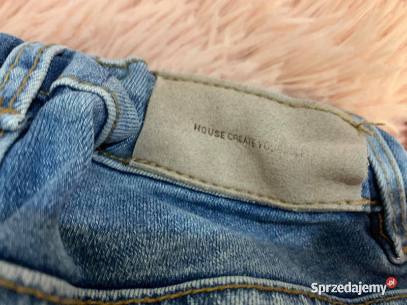 Jeansy damskie z rozdarciami House Długie podkarpackie Jasło