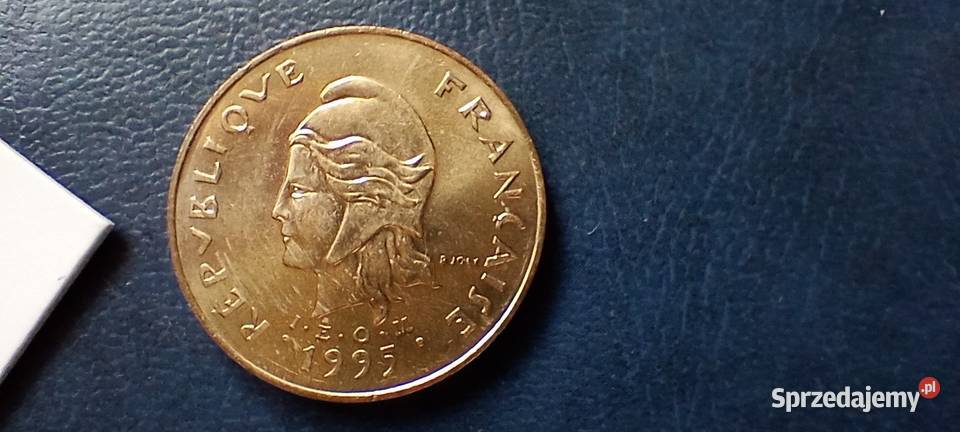Stare monety 100 frank 1995 Polinezja Lesko