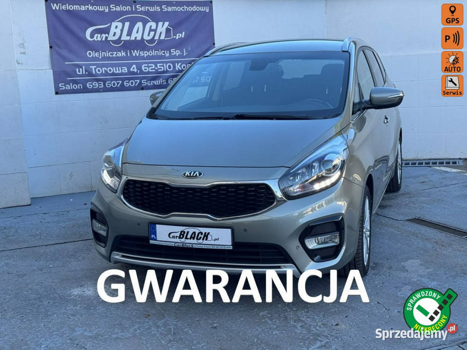 Kia Carens Pisemna Gwarancja 12 miesięcy IV 2013 ogranicznik prędkości Carens Konin