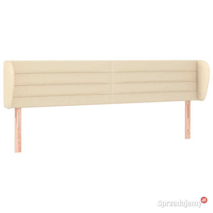 Zagłówek uszak kremowy 203x23x7888 tkanina Warszawa