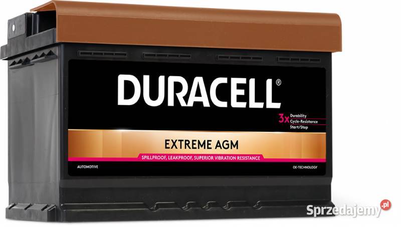 Akumulator Duracell EXTREME DE70 AGM 12V 70Ah łódzkie