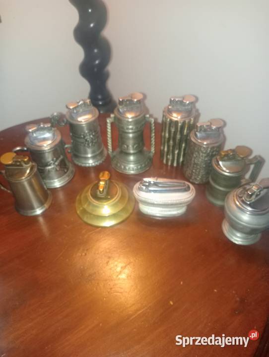 Zapalniczki gabinetoweciekawy zbiór Wrocław sprzedam