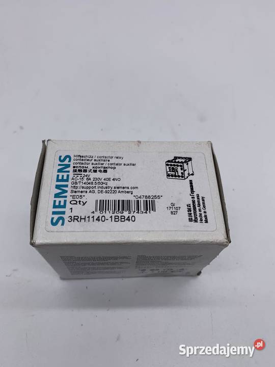 Siemens 3RH11401BB40 Stycznik Warszawa