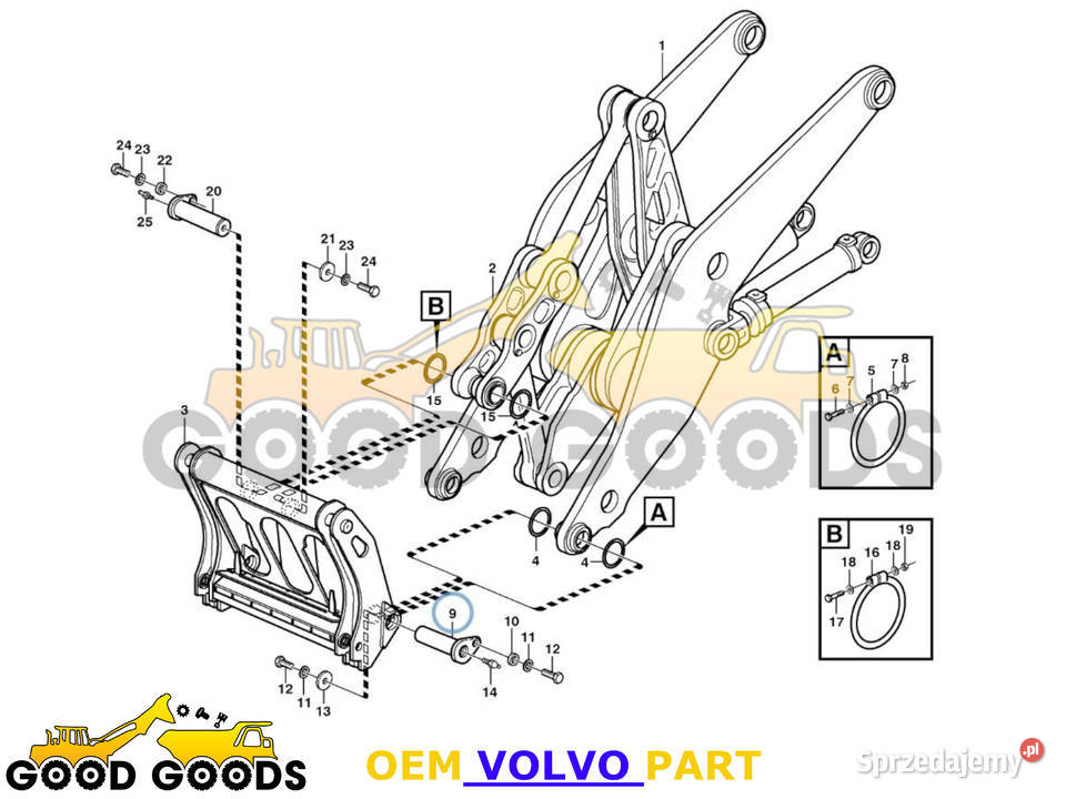 VOLVO SWORZEŃ 90MM 11027070 11026862 11025695 Władysławów