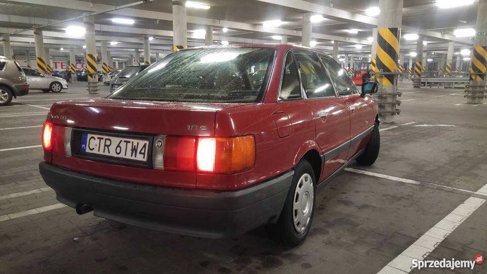 Audi 80 B3 18S LPG stan unikatowe wnętrze 90 Gdańsk