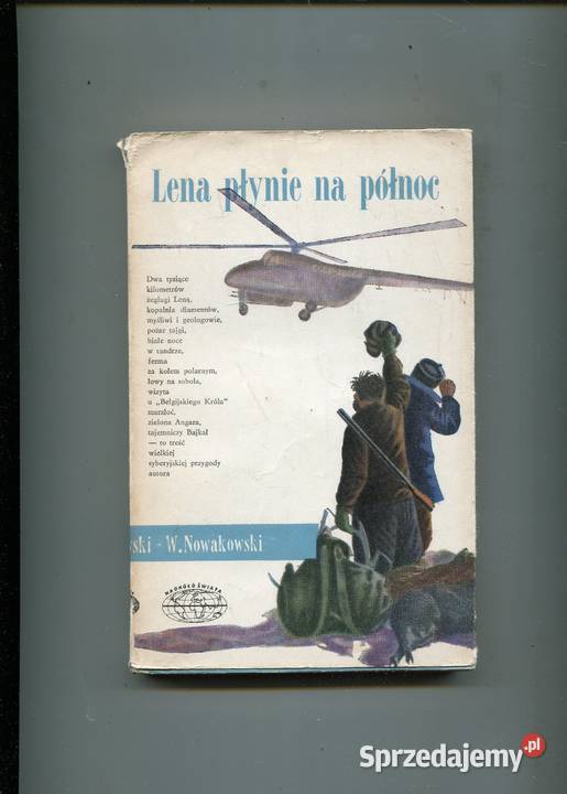 Lena płynie na północ Nowakowski miękka z obwolutą Szczecin sprzedam