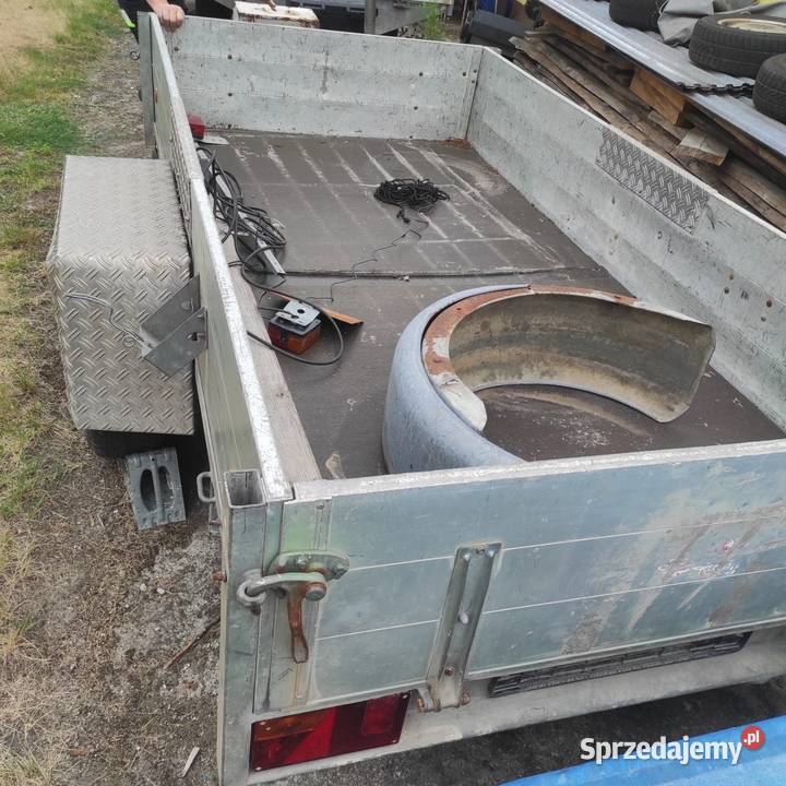 Przyczepa z hamulcem najazdowym dmc 1200 1000kg sprzedam