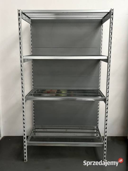 Regał metalowy siatkowy wzmacniany do sklepu mazowieckie
