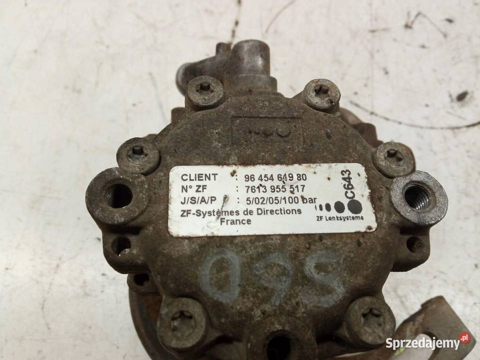 POMPA WSPOMAGANIA 9645464980 19 JTD Fiat Stilo I