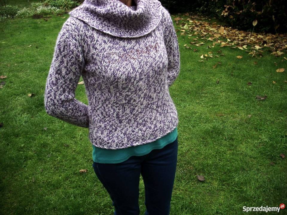 DKNY ciepły Sweter Komin Cekiny J Nowy S M Nowy Sącz sprzedam