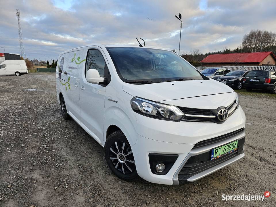 TOYOTA PROACE ELEKTRYK 75 KWH KLIMA NAVI KAMERA homologacja na ciężarowe sprzedam