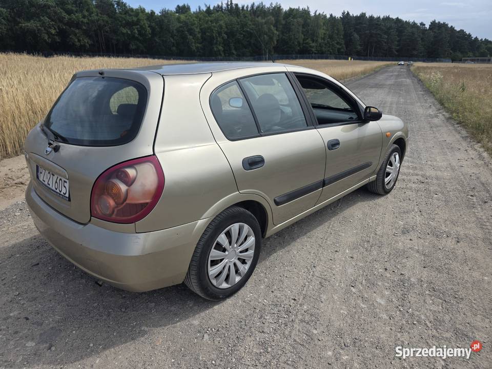 Nissan Almera 15 Klimatyzacja wielkopolskie Poznań sprzedam