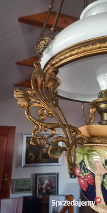 Lampa Majolika Orginalna Poziomki
Z naftowej Gdańsk