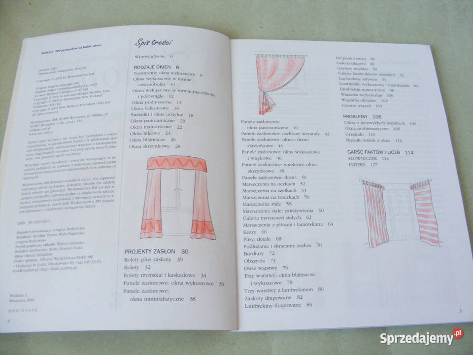 Zasłony 200 pomysłów Oryginalne torebki szyć Poradniki, albumy i reportaże Oborniki Śląskie sprzedam