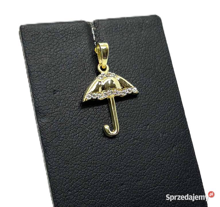Złota Zawieszka pr 585 074g Parasol Umbrella Elbląg sprzedam