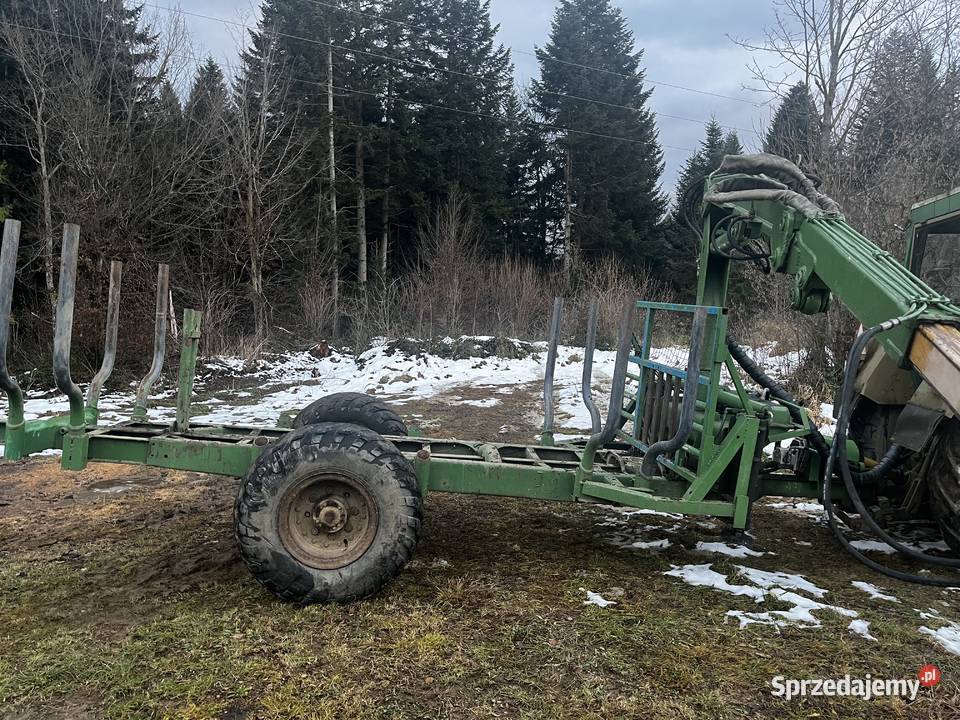 Ciągnik Fortschritt ZT 323 Z przyczepą leśną HDS Kołonice