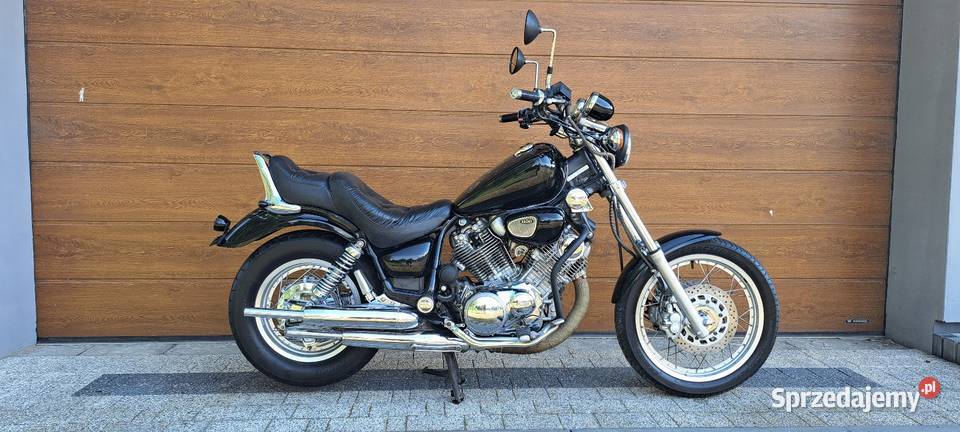 YAMAHA VIRAGO XV 1100 AIRBRUSCH GHOST RIDER czarny mazowieckie Niemianowice