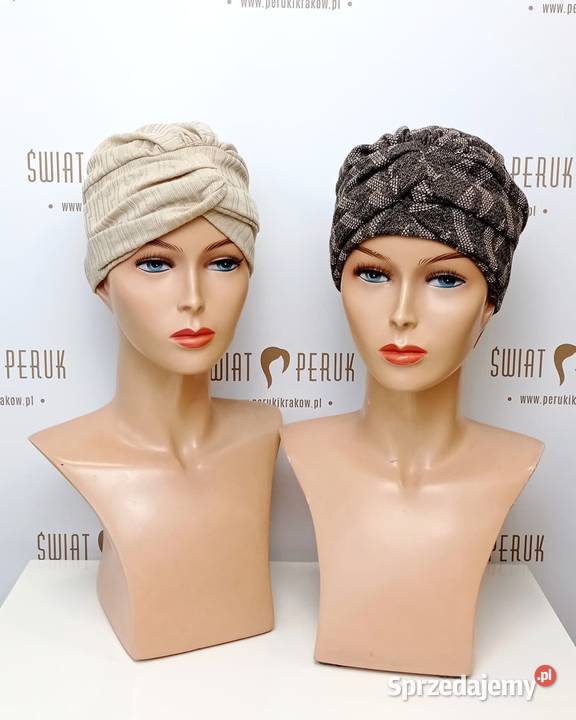 Ciepłe turbany z podszewką Sandomierz sprzedam