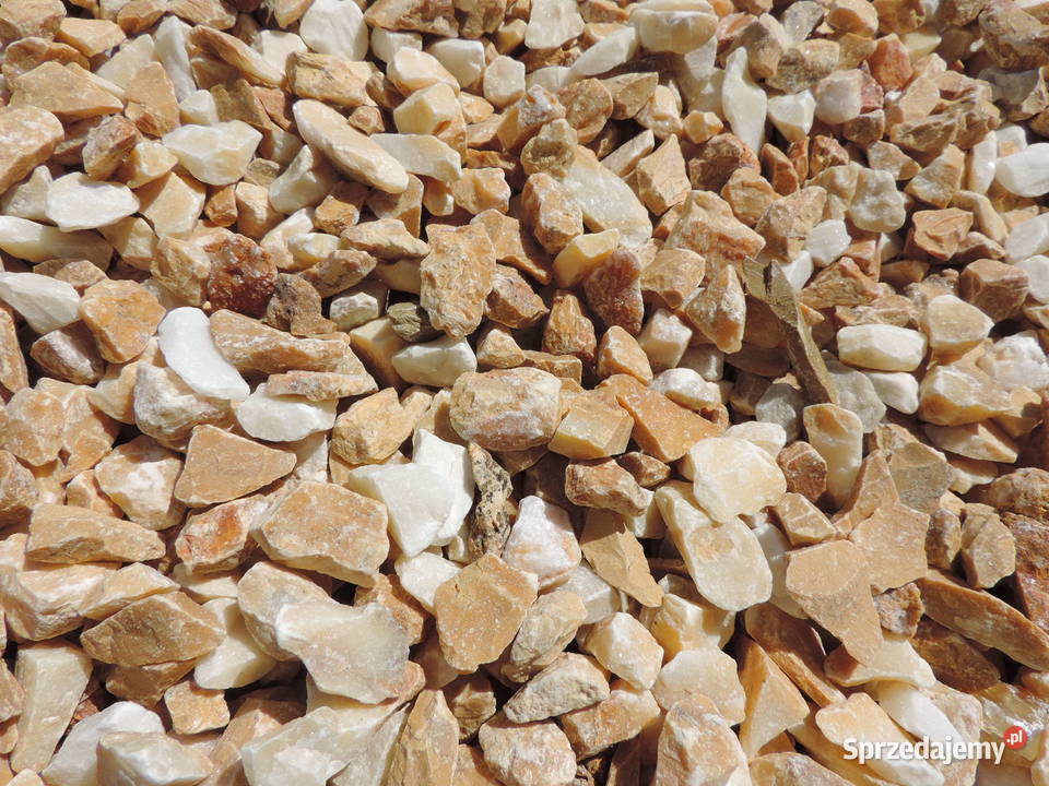 Kamień ozdobny żółty biały Grys Giallo 1821 mm małopolskie Oświęcim