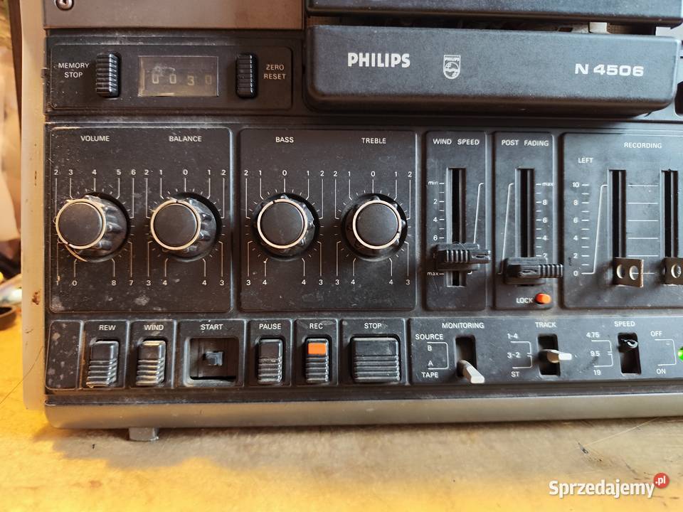 magnetofon szpulowy Philips N4506 sprzedam