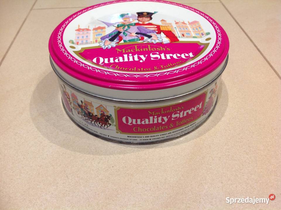Puszka Metalowa Quality Street Mackintoshs lubuskie Nowa Sól