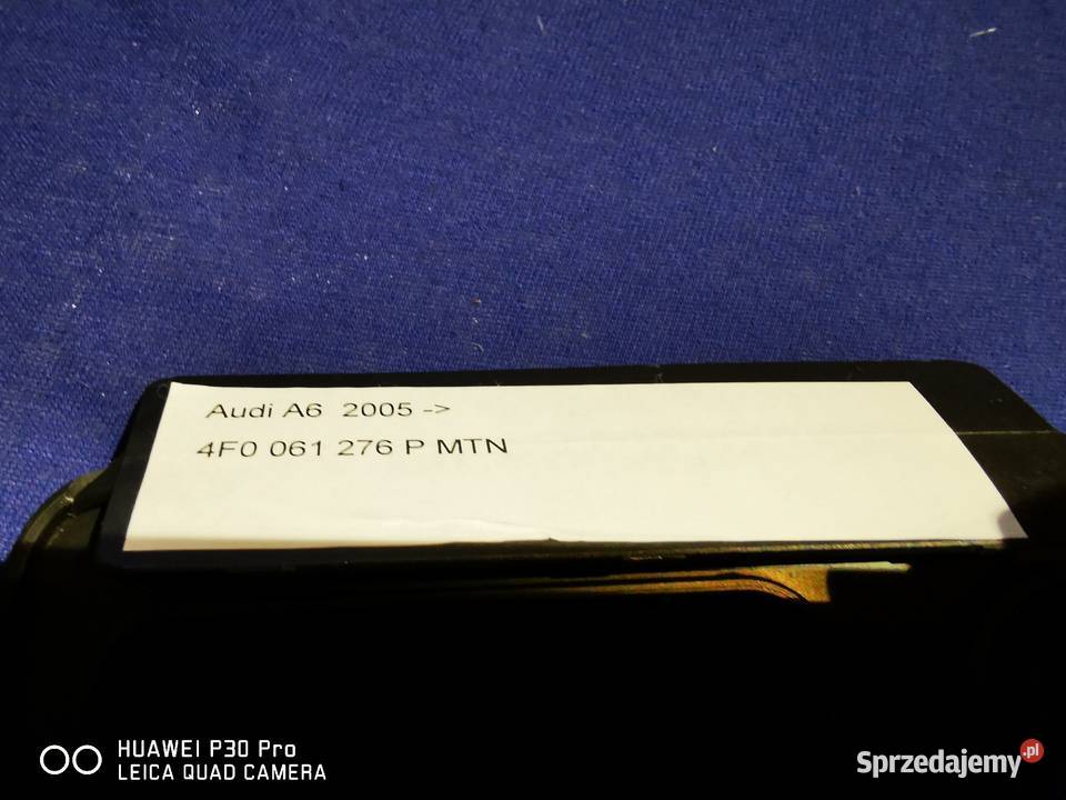Audi A6 C6 S6 dywaniki welur tył 4F0 061 276 P Akcesoria Jaworzno sprzedam