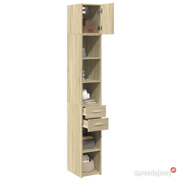 Wąska szafka dąb sonoma 30x425x225 WM3281268 Pozostałe