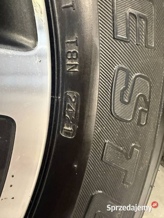 Komplet Felgi Koła 18 opony Bridgestone 26560R18 warmińsko-mazurskie Pasłęk