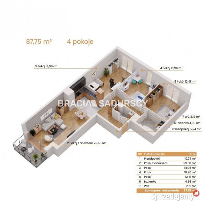 Do sprzedaży mieszkanie Katowice Ceglana 8775m2