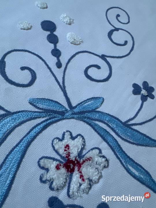 obrus ręcznie haftowany rękodzieło wysokiej Zabrze
