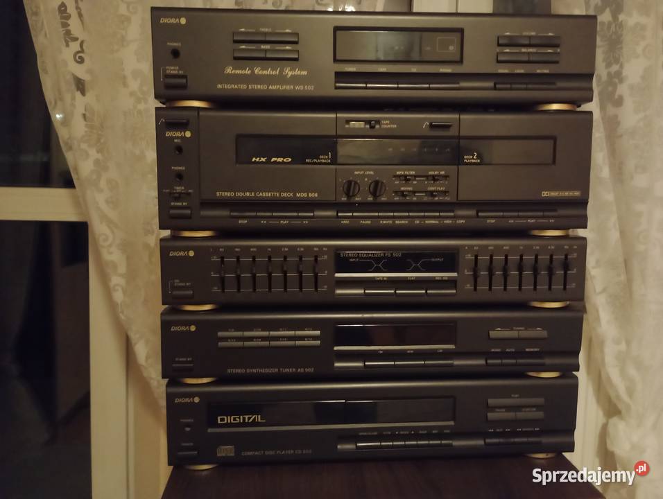 Wieża Diora seria 500 kultowy zestaw audio hifi dolnośląskie Piława Górna