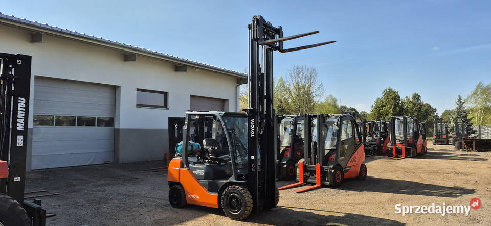 Wózek Widłowy Toyota 8FG25 Duplex wolny skok 4 mazowieckie Małkinia Górna