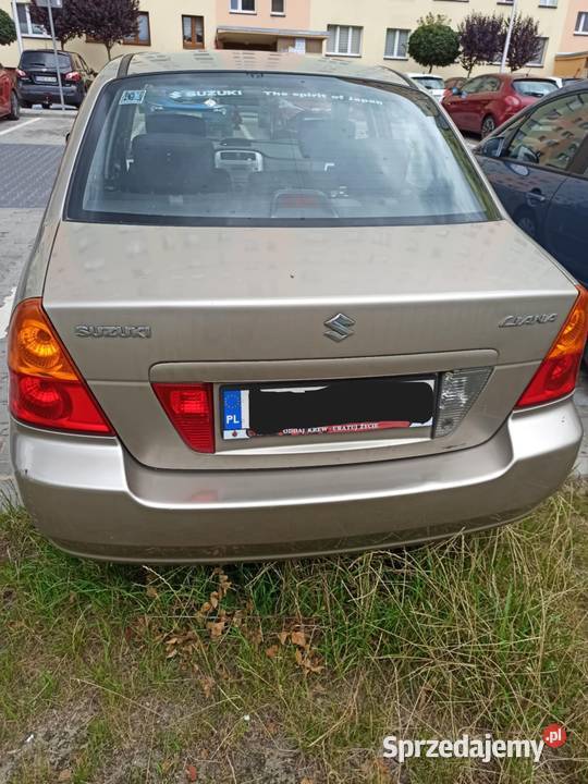 Suzuki Liana 2004r 16 106 łódzkie Bełchatów sprzedam