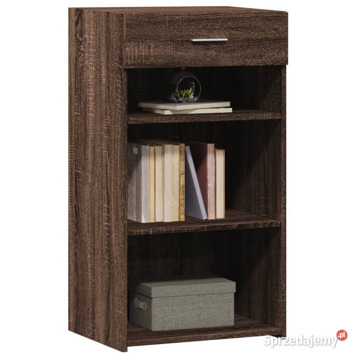 Szafka brązowy dąb 50x425x93 materiał Pozostałe