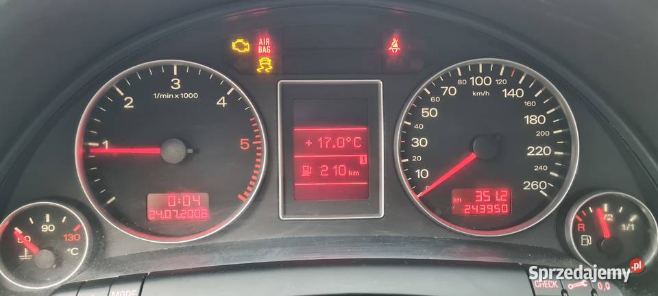 Audi A4 B7 20 2007r 20TDI 243000km łódzkie sprzedam
