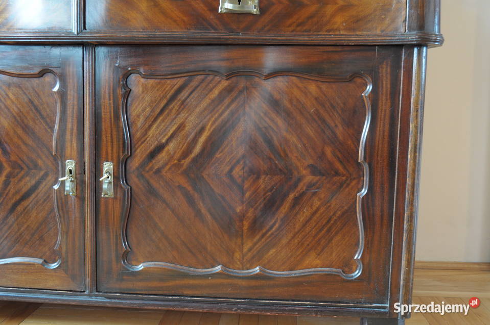 Kredens antyk Ludwik Filip mahoń koniec XIX w Zwierzyniec