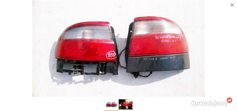 Toyota carina e sedan lampa tył prawa lewa na sprzedam