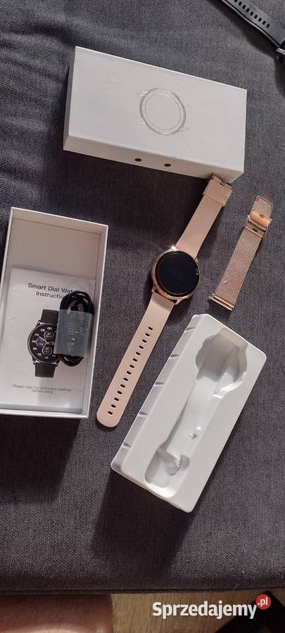 Smartwatch zegarek bluetooth srebrny pasek Mielec sprzedam