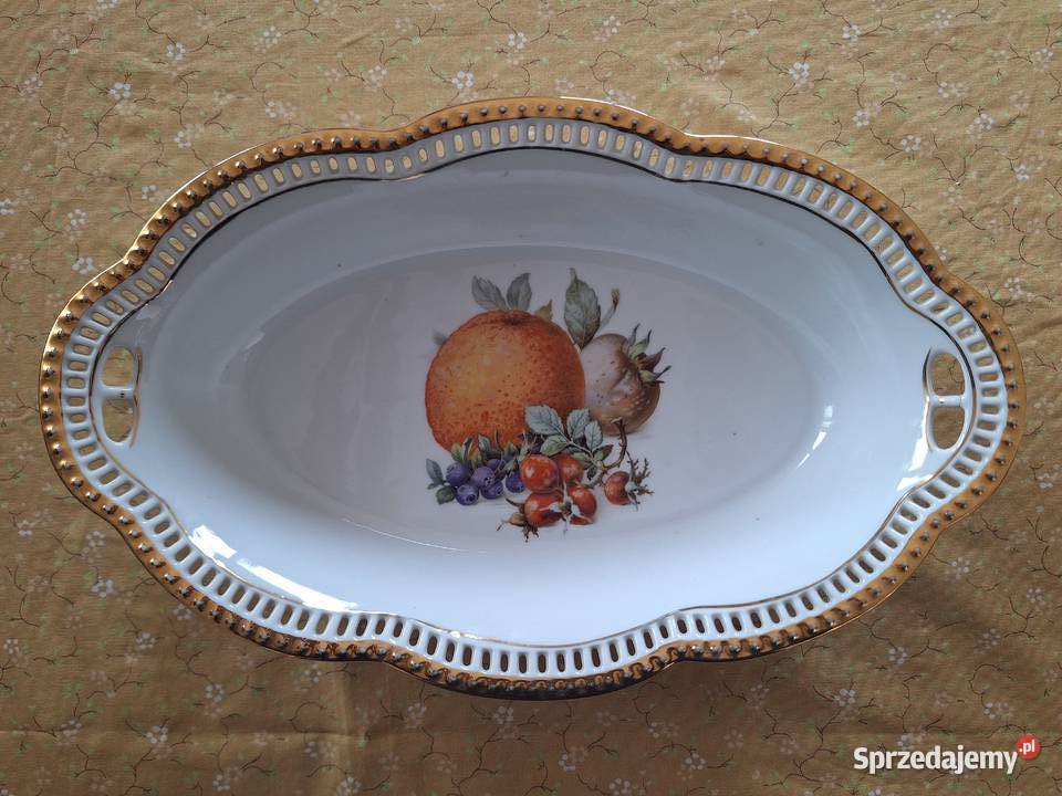 Patera talerz ażurowa dekoracyjna BAVARIA