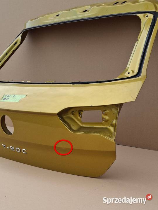 VW TROC T ROC KLAPA BAGAŻNIKA TYŁ TYLNA Bieleń